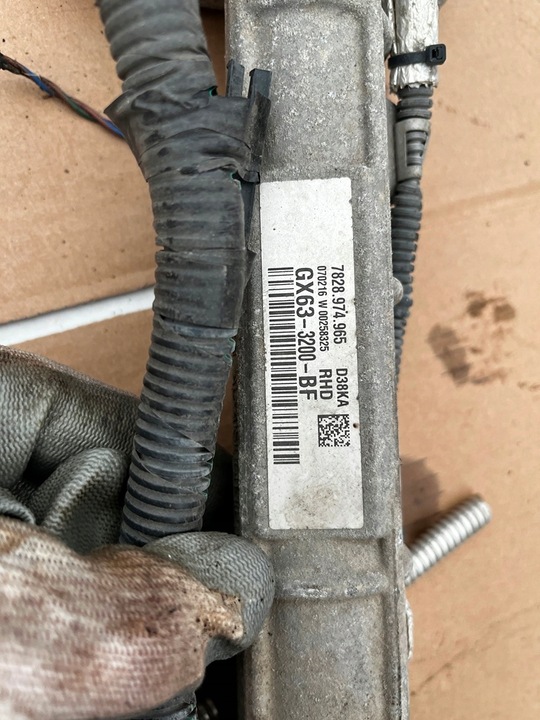 фото №7, Jaguar xf x260 рейка рульового управління трансмісія gx633200bf англієць