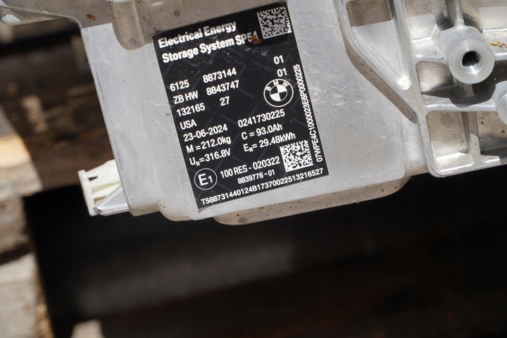 фото №8, Батарея 8873144 8843747 93ah en-29.48kwh bmw x5 g05 50 e плагин-гибрид 24r