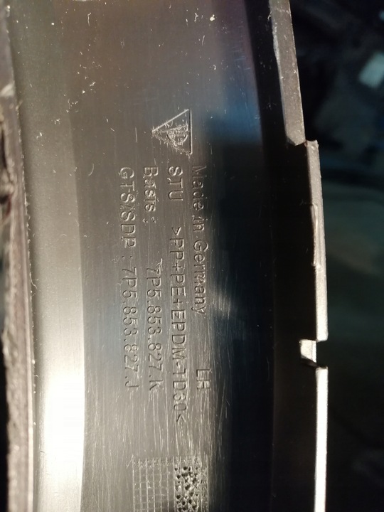 фото №9, Планка крила лівий зад porsche cayenne ii 7p5