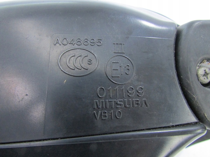 фото №10, Subaru legacy iv 4 зеркало правое 9pin чёрные европа 09r
