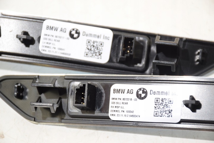 фото №14, Bmw x5 g05 x5m f95 планка накладка порога м-пакет підсвічуваний led комплект