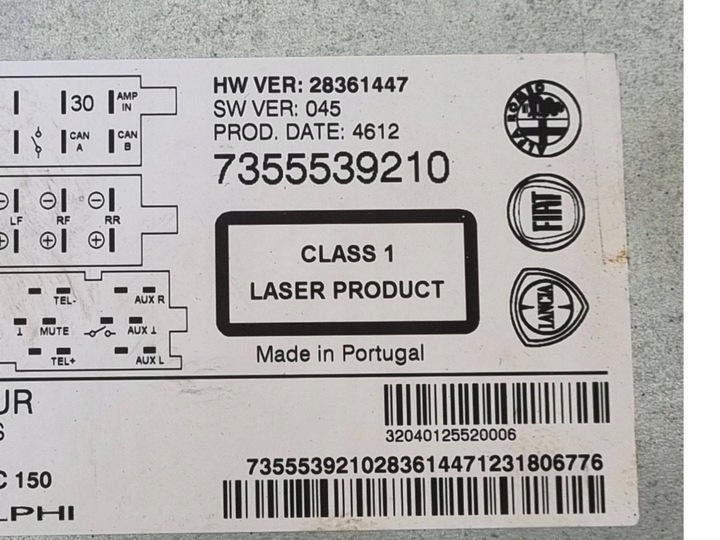 фото №6, Радио автомобильные fiat punto 3 2nd рестайлинг 2013 7355539210