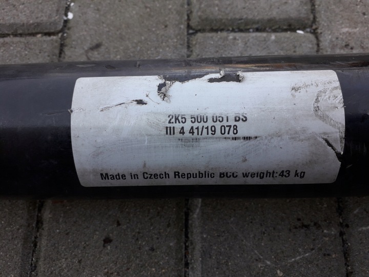 фото №9, Vw caddy 3 iii 2k0 2k5 03-20 балка подвески зад 2k5500051bs