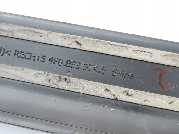 фото №13, Молдинг порога праве перед s line audi a6 c6 04-11