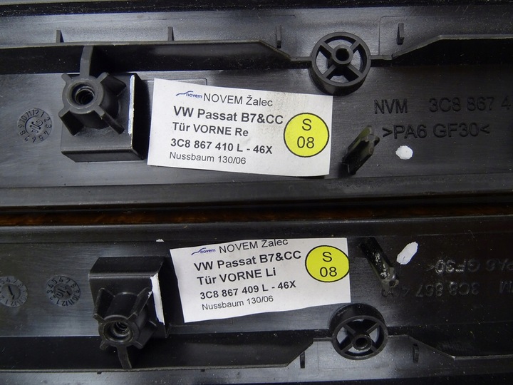 фото №11, Планка dekor обшивка дверь приборов vw passat cc 3c8867420g