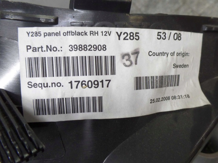 фото №5, Volvo v70 iii xc70 06-16 карта карта багажника права 39882908