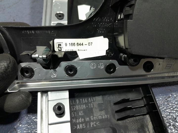 фото №9, Bmw 5 f10 f11 планки декоры панели консоли schwarz s4ata eu 9166649
