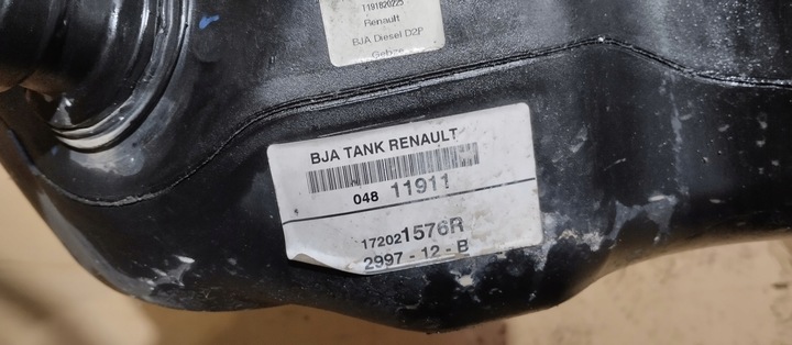 фото №7, Бак топлива renault clio v 1.5 синий dci 172021576r