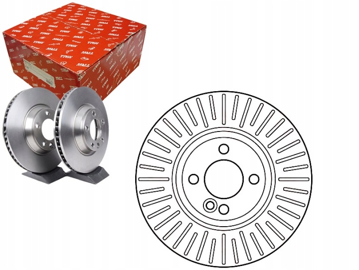 фото №3, Trw df6010 диск тормозная mini r50, r53 r56 r55 r58 r57 r59