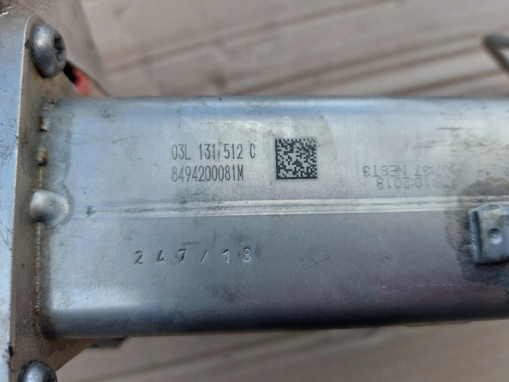 фото №8, Клапан egr радиаторов выхлопных газов 2.0 tdi cfh 03l131512dq 0280751016 vw seat skoda