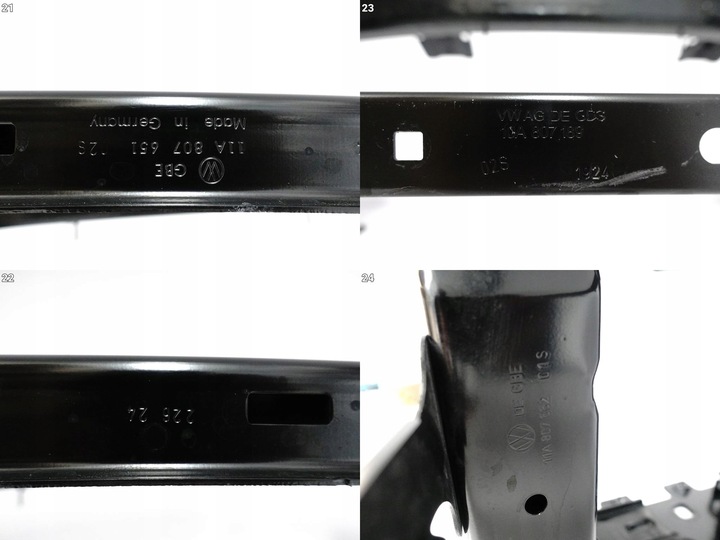 фото №10, Vw id.4 11a audi q4 89a skoda enyaq iv 5la балка підсилювач бампер перед