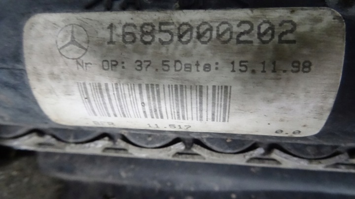 фото №8, Mercedes w168 1.4 16v радиатор вентилятор 1685000202