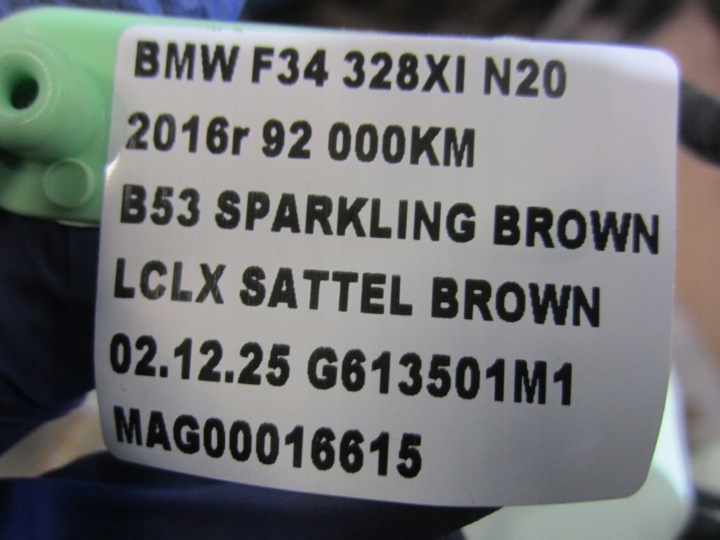 фото №9, Bmw 3 f34 gt шторка подушка правая пассажира 72127272750 7272750 usa