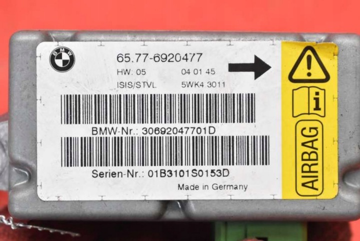 фото №8, Датчик модуль подушка  подушок ліві перед 6920477 bmw e65 01-05