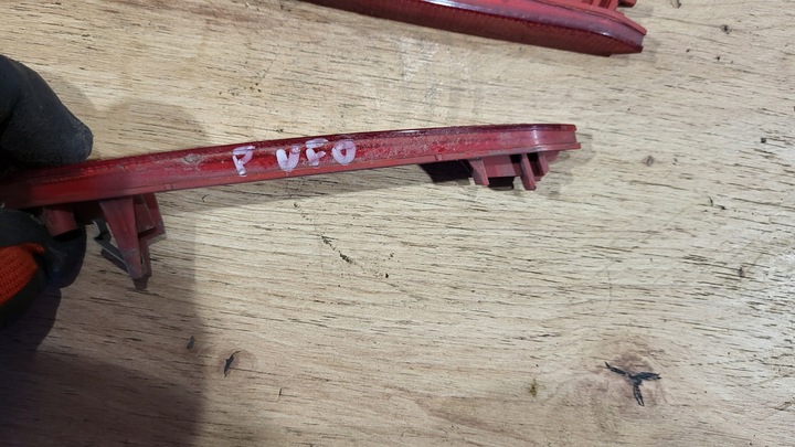 фото №7, Відбивач бампера зад лівий праві комплект honda civic viii 8 ufo hb 5d європа