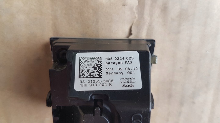 фото №3, Часы audi a8 d4 4h0919204k