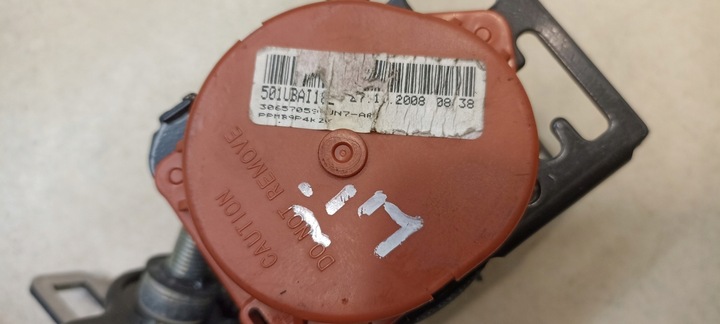 фото №2, Pas bezpieczństwa лівий зад opel agila b 1.2 16v