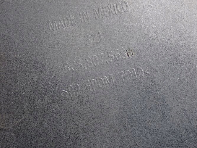 фото №7, Vw new beetle r-line дифузор бампера накладка зад 5c5807568h