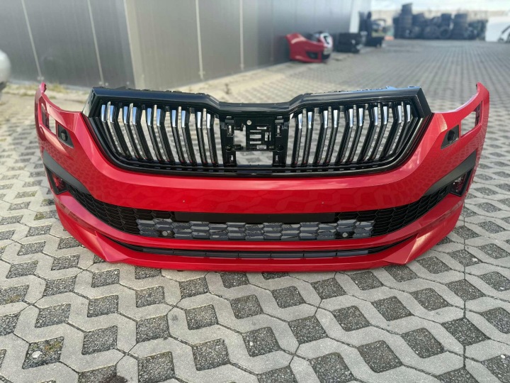 фото №10, Skoda kodiaq i рестайлинг спортлайн бампер перед передний комплектный lf3p 6xpdc