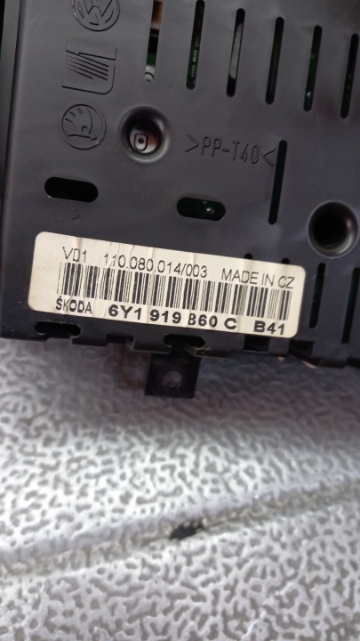 фото №6, Спідометр  skoda fabia 1.4b 02r 6y1919860c