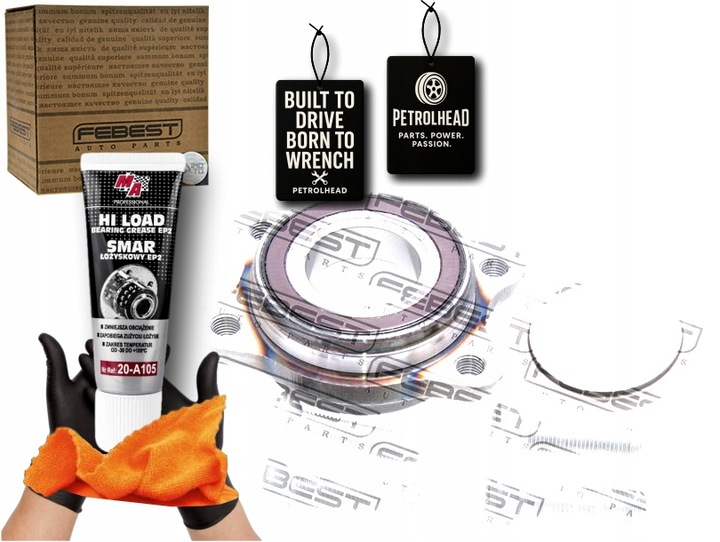 фото №1, Ступица передняя набор audi a6 2005-2011 mex febest #petrolhead pro+ kit7