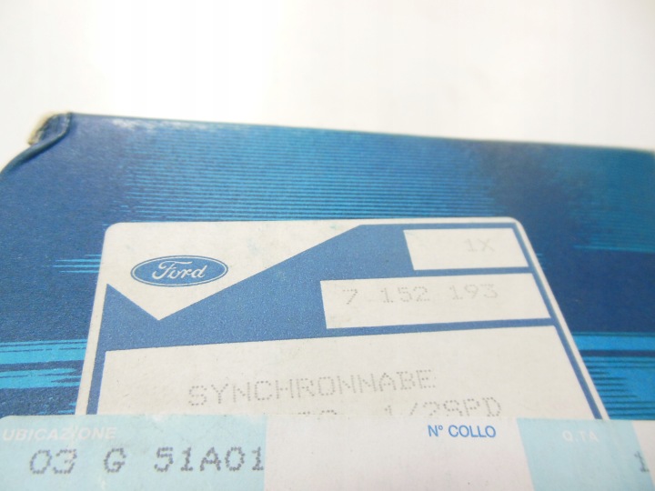фото №7, Synchronizator 3. i 4. коробки коробка передач ford fiesta 89-96 oem номер 7152193