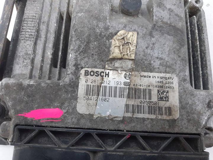 фото №3, Iveco daily iv 29l10v 2.3hpi 07r блок управления двигателя набор bosch 0281012193