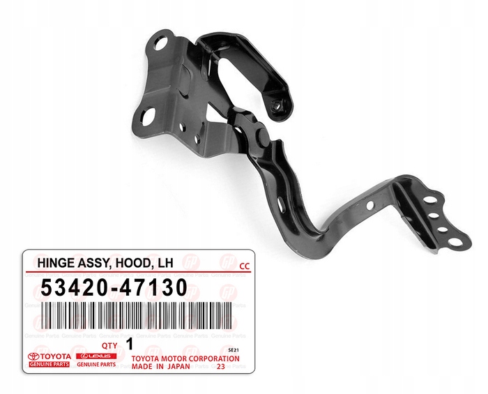 фото №1, Toyota prius 15+ петля капота лівий 5342047130 оригінал