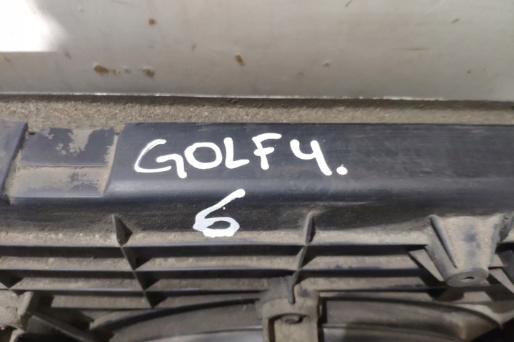 фото №10, Комплект радіатор vw golf iv 1j1 1j0121207m 1.9l дизель 81kw 1999