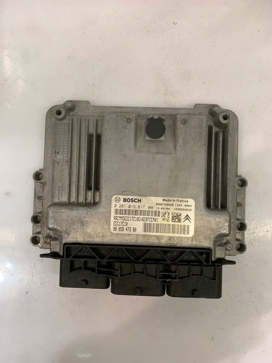 фото №1, Комп'ютер двигуна psa 0281019817 9805947380