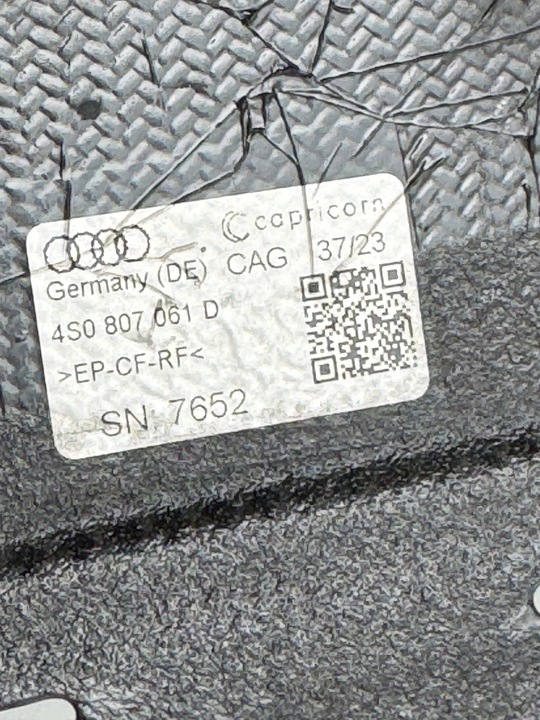 фото №8, Планка накладка бампера диффузор перед audi r8 4s0 4s0807061d карбон