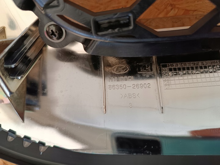 фото №11, Решітка решітка радіатора решітка бампера перед 86350-26902 0838026110 hyundai santa fe