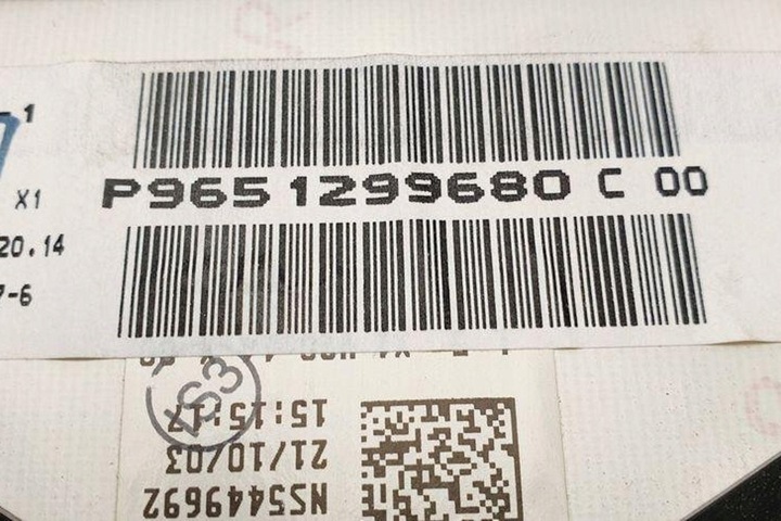 фото №1, Спидометр peugeot 306 хэтчбек 7a, 7c, n3, n5 p9651299680c 2.0l дизель