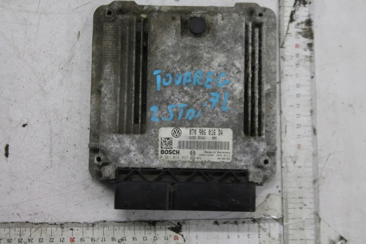 фото №1, Комп'ютер двигуна 070906016da vw touareg 7l 2.5 tdi