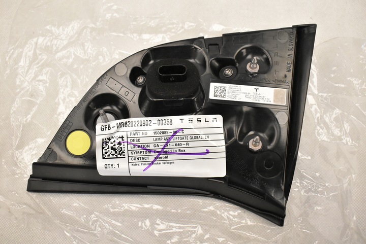 фото №3, Tesla модель 3 y 21+ лампа права зад 1502088-00-c