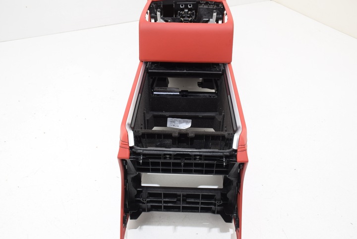 фото №13, Bmw g12 тунель середній зад з підігрівом підлокітник шкіра fiona rot individual