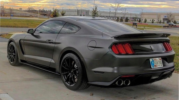 фото №8, Ford mustang gt спойлер gt350 вид чёрный блеск !