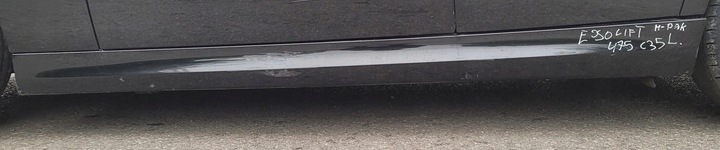 фото №1, Планка накладка порогова m набір bmw e90 рестайлінг 475 blacksapphire