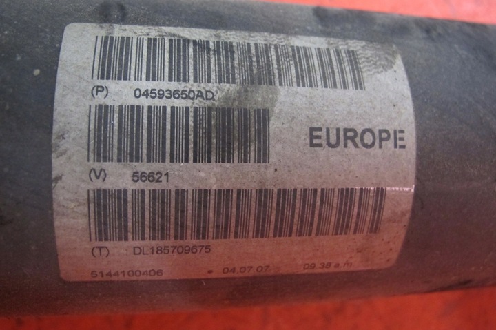 фото №8, Chrysler 300c 04- 3.0 crd exl wał приводной приводной 04593650ad