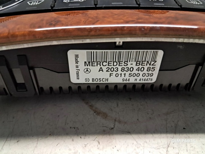 фото №9, Mercedes-benz clk w209 панель кондиционера a2038304085