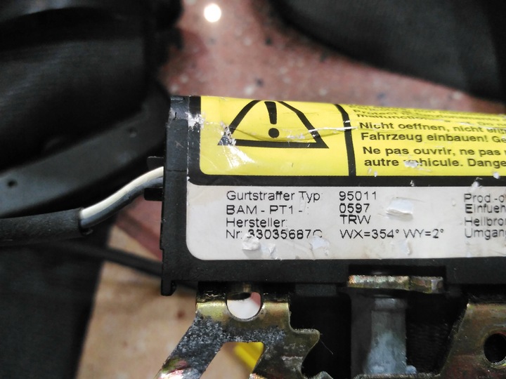 фото №7, Fiat stilo pas безпеки лівий праві переднє 3 двері lub 5 двері