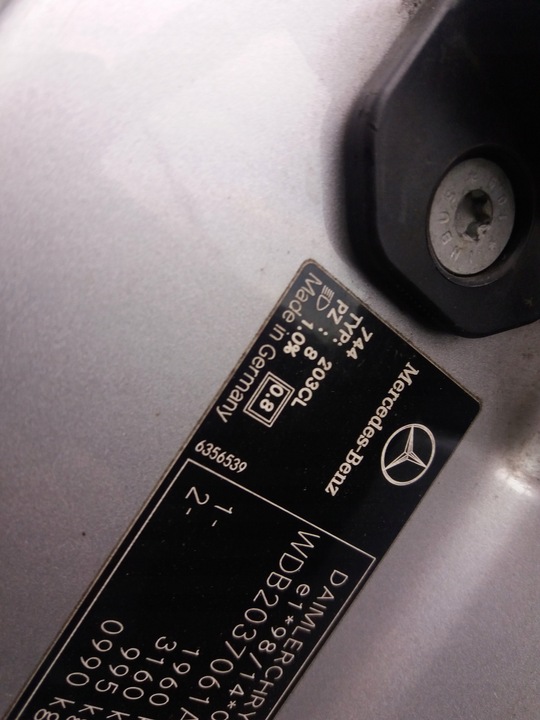 фото №5, Планка пороговая накладка правая mercedes w203 купе