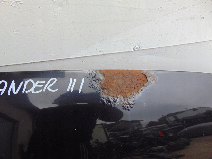 фото №7, Капот крышка двигателя mitsubishi outlander iii x42 чёрная демонтаж