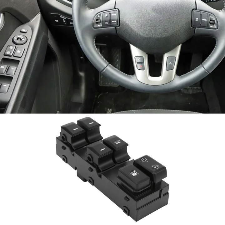 фото №11, Переключатель управление стекло 935703w400wk заменитель для kia sportage r