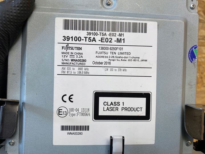 фото №14, Радио навигация gps навигация экран honda jazz iv 39100-t5a-e02-m1 2015-