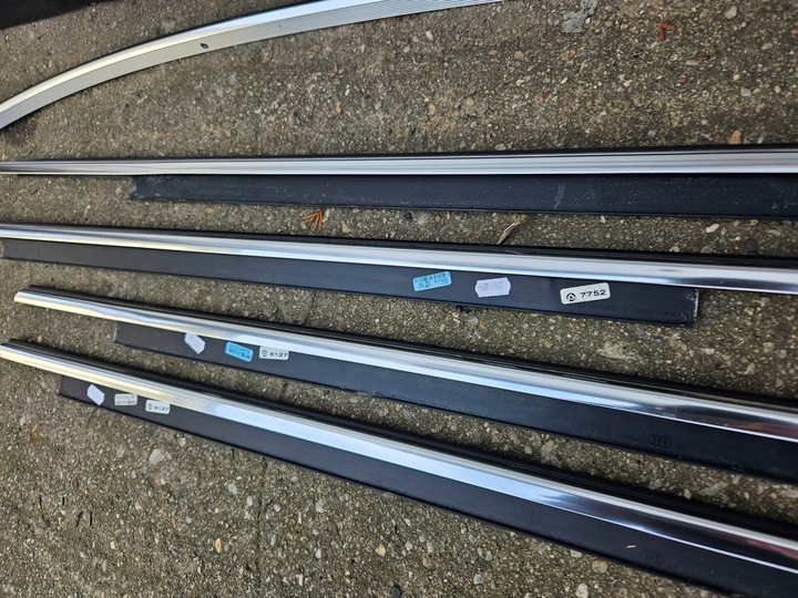 фото №7, Хромированные элементы планки вокруг стекло хром хромированные audi a6 c7 4g sedan