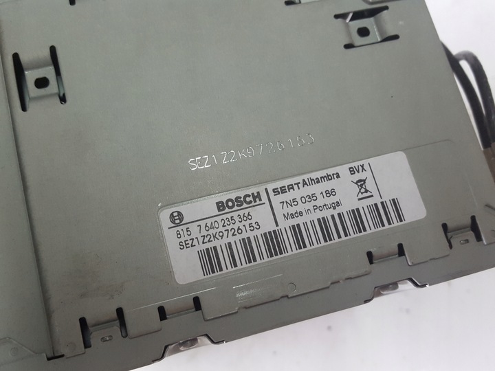 фото №3, Seat alhambra ii 7n 10-15r радіо cd радіопрогравач 7n5035186