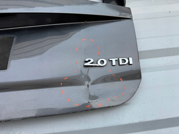 фото №11, Vw touran i 1 рестайлінг кришка кришка багажника зад задня