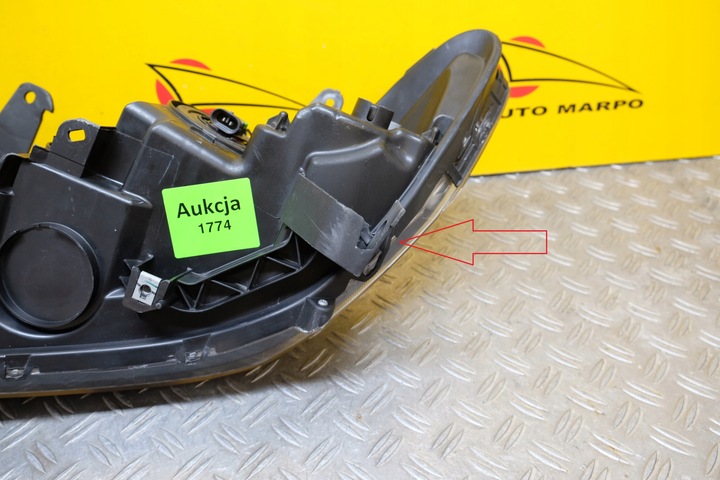 фото №16, Honda accord купе 2015- фара лампа обычная soczewkowa bez led r usa