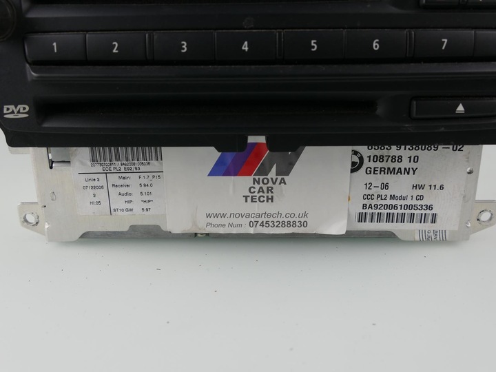 фото №10, Bmw 3 e93 e92 радио навигация монитор привод kpl